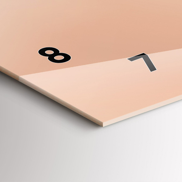 Zegar ścienny poziomy Ilustracja flaminga