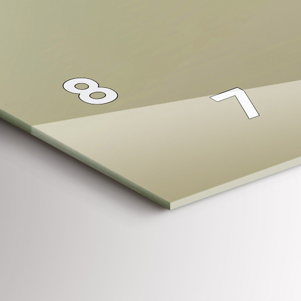 Zegar ścienny poziomy Graficzny łoś