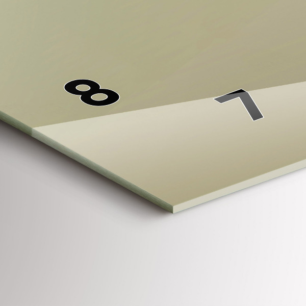 Zegar ścienny poziomy Graficzny łoś