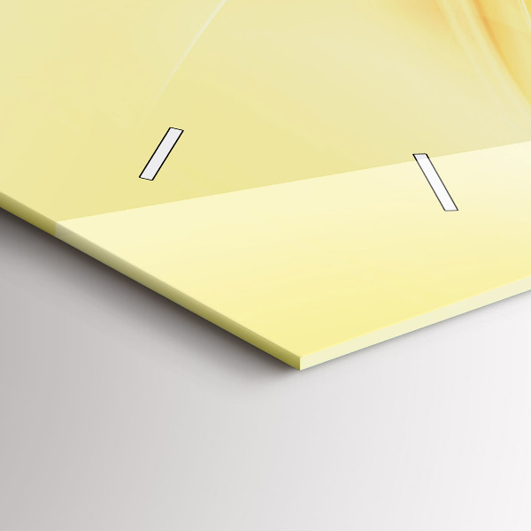 Zegar ścienny poziomy Abstrakcja fale