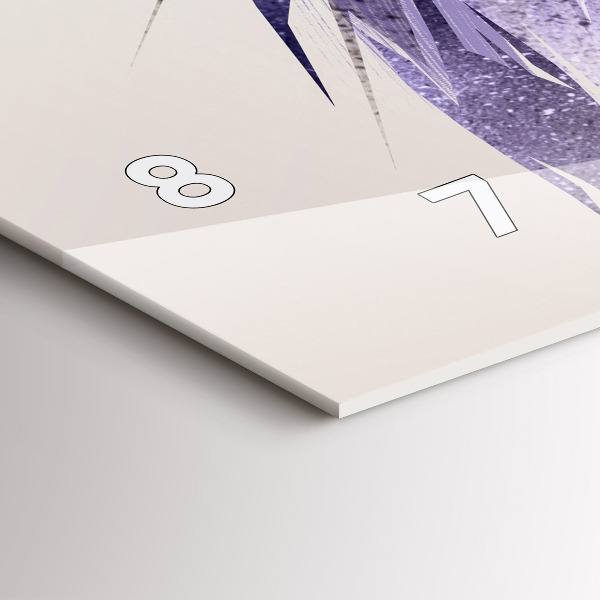 Zegar ścienny poziomy Ptak Drapieżnik