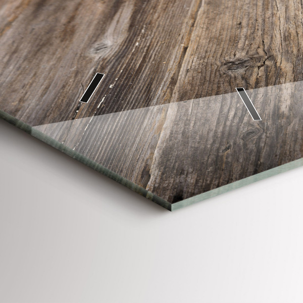 Zegar szklany poziomy Kulinarne Serce Włoch