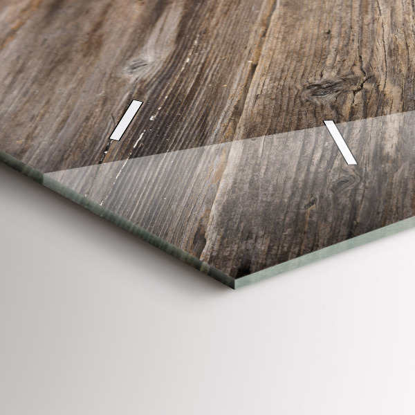 Zegar szklany poziomy Kulinarne Serce Włoch