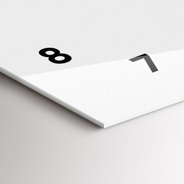 Zegar szklany poziomy Modna kobieta