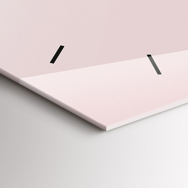 Zegar szklany poziomy Bukiet kwiatów