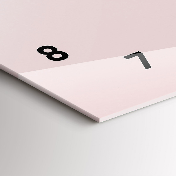 Zegar szklany poziomy Bukiet kwiatów