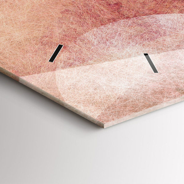 Zegar szklany poziomy Geometryczna Abstrakcja