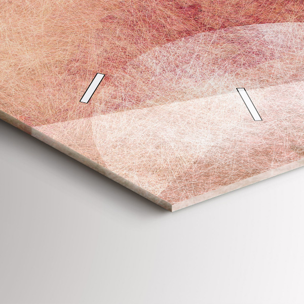 Zegar szklany poziomy Geometryczna Abstrakcja