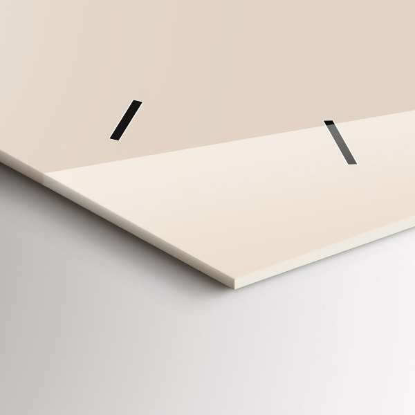 Zegar szklany poziomy Głowa wilka