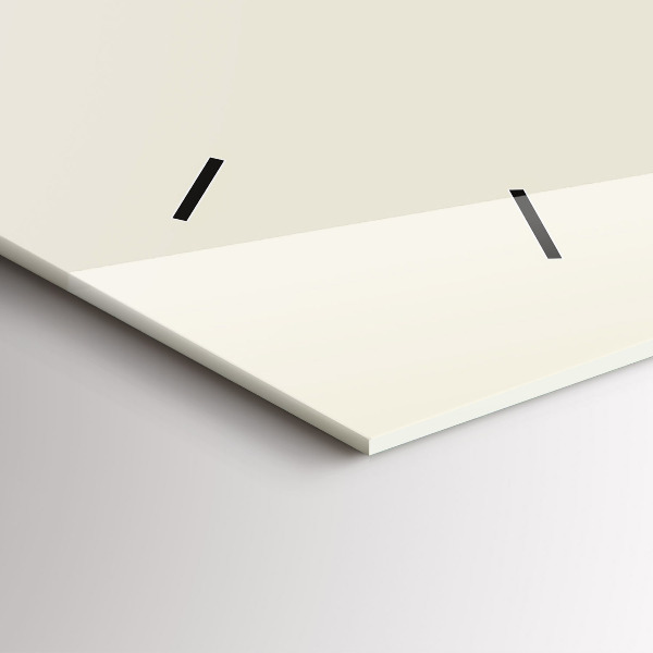 Zegar szklany poziomy Jeleń w koszuli