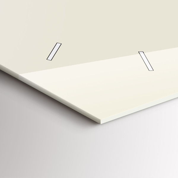 Zegar szklany poziomy Jeleń w koszuli