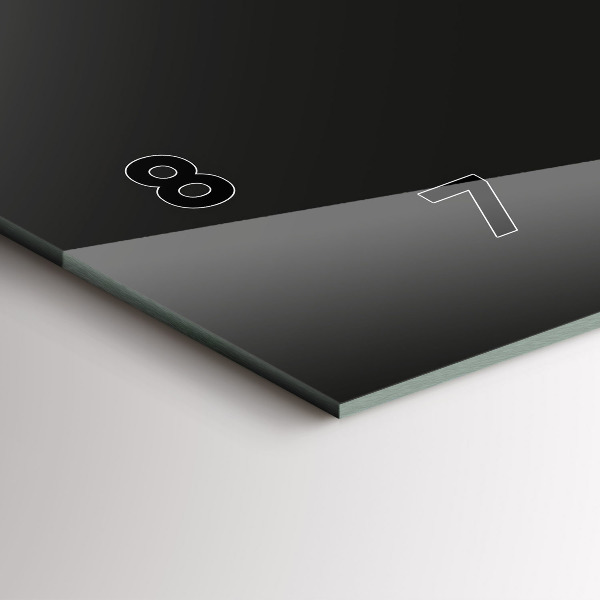 Zegar szklany poziomy Kolorowy słoń