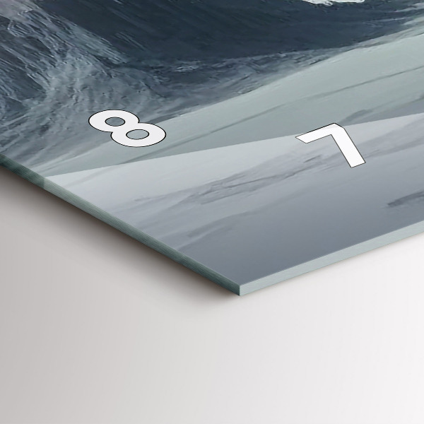 Zegar szklany poziomy Mężczyzna Kosmos Planeta