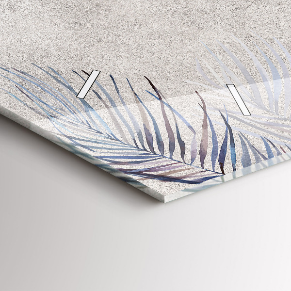 Zegar poziomy Liść palmowy