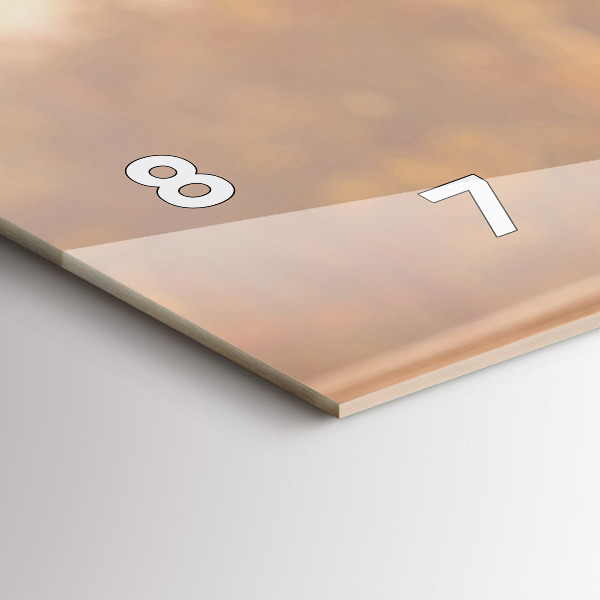 Zegar poziomy Butelki wina