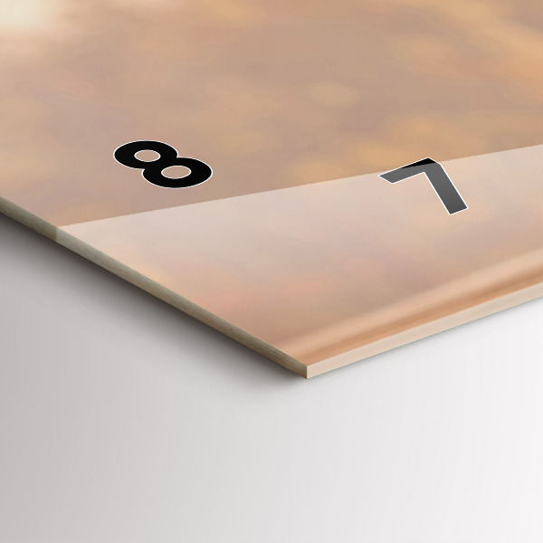 Zegar poziomy Butelki wina