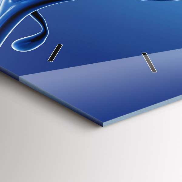 Zegar poziomy Abstrakcja cieczy