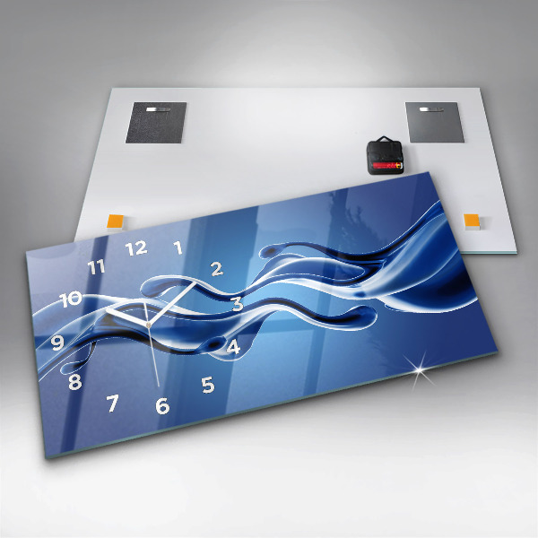 Zegar poziomy Abstrakcja cieczy