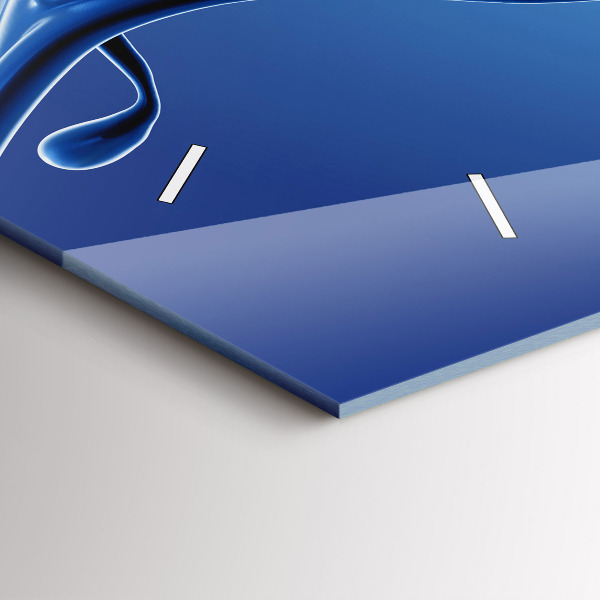 Zegar poziomy Abstrakcja cieczy