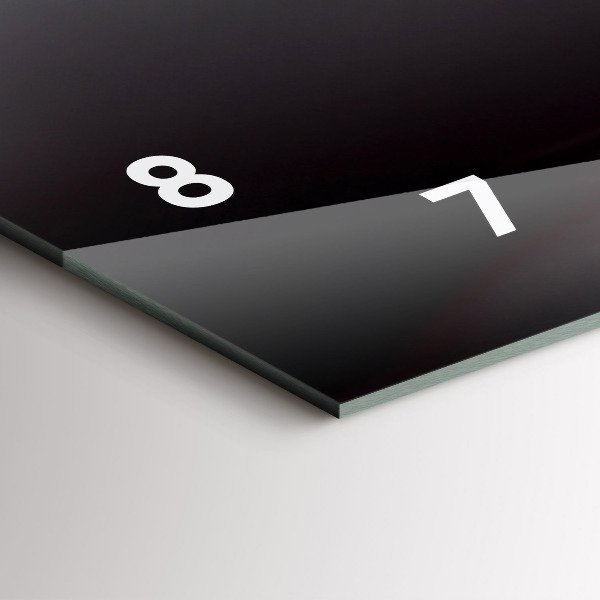 Zegar poziomy Lampka wina