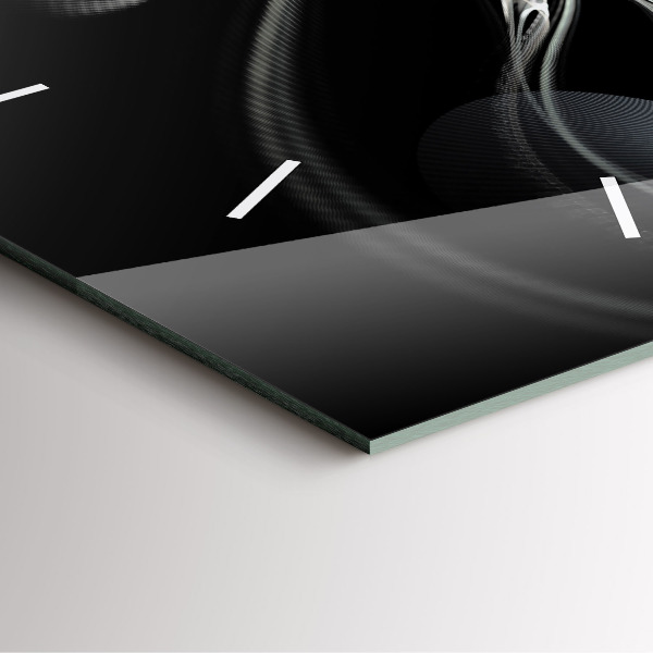 Kwadratowy zegar Dym abstrakcyjny