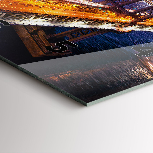 Kwadratowy zegar Nowy Jork i zachód słońca