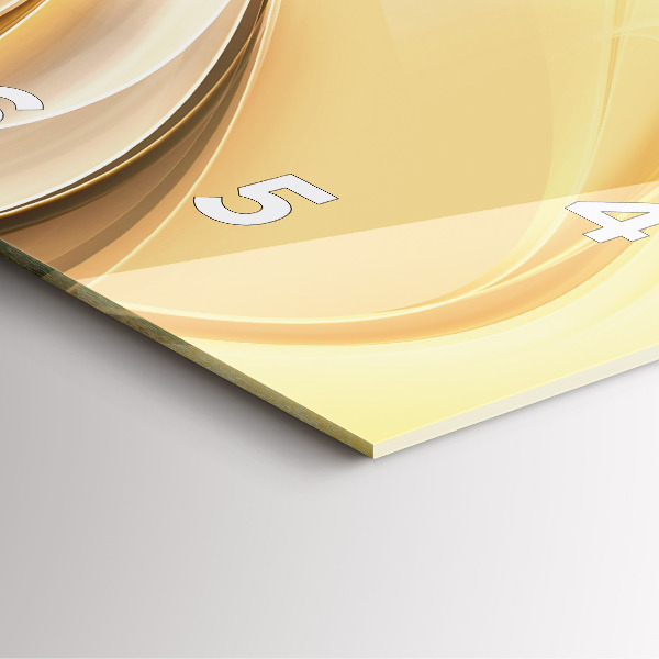 Kwadratowy zegar Abstrakcja fale