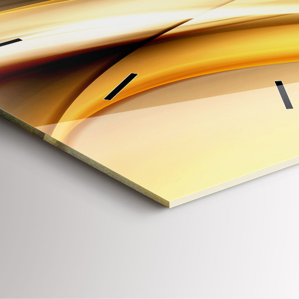 Kwadratowy zegar Abstrakcja fala