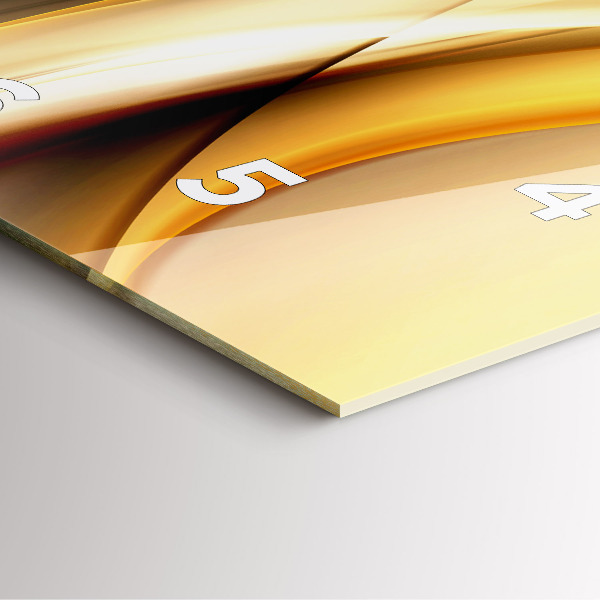 Kwadratowy zegar Abstrakcja fala