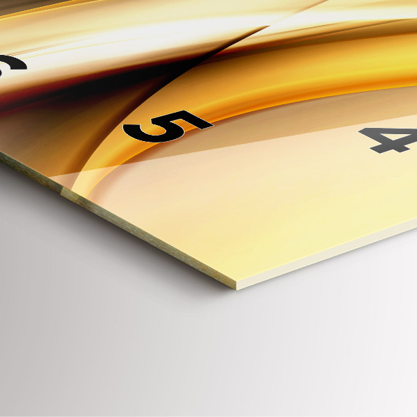 Kwadratowy zegar Abstrakcja fala