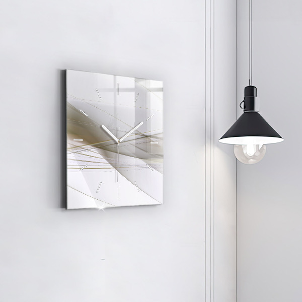 Kwadratowy zegar Jasna abstrakcja