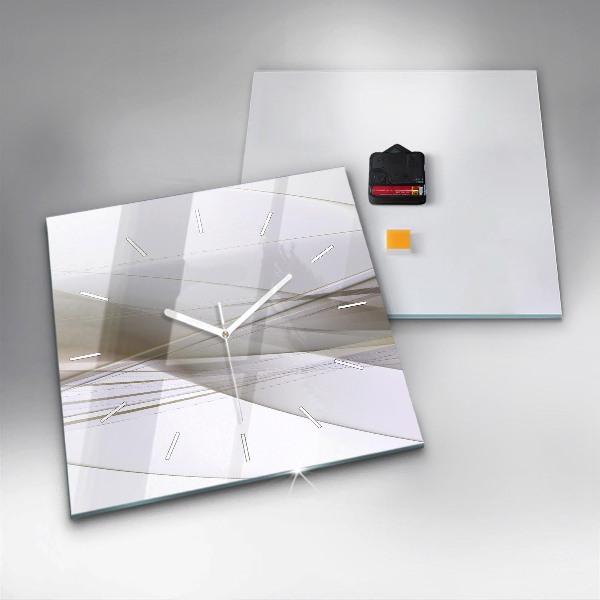 Kwadratowy zegar Jasna abstrakcja