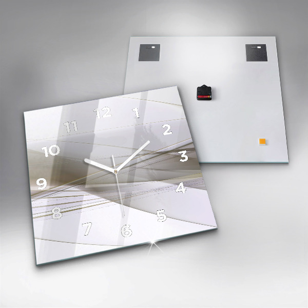 Kwadratowy zegar Jasna abstrakcja