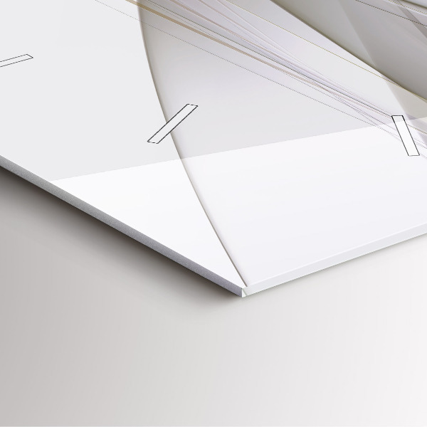 Kwadratowy zegar Jasna abstrakcja