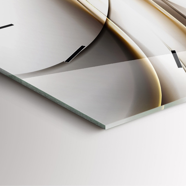 Kwadratowy zegar Linie abstrakcyjne