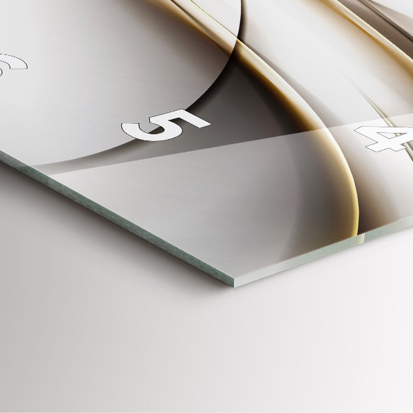 Kwadratowy zegar Linie abstrakcyjne