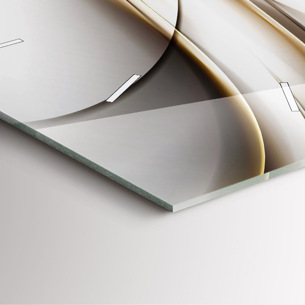 Kwadratowy zegar Linie abstrakcyjne