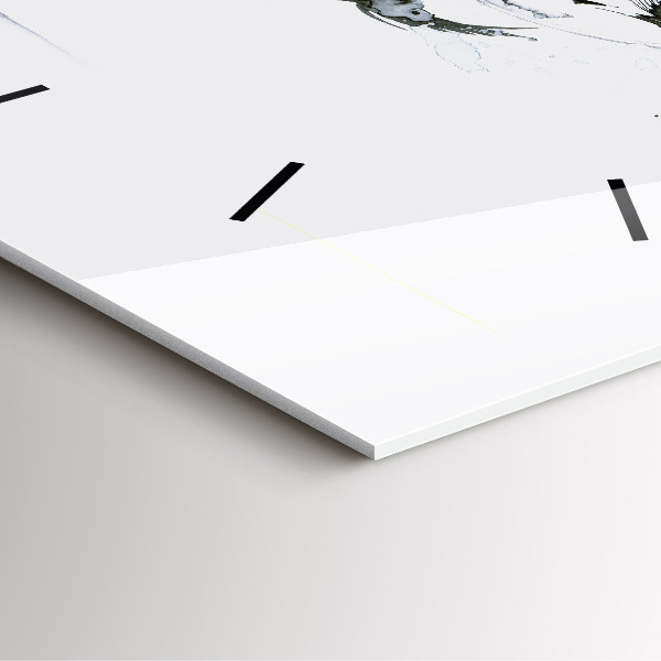 Kwadratowy zegar Kobieta tańcząca balet