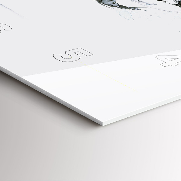 Kwadratowy zegar Kobieta tańcząca balet