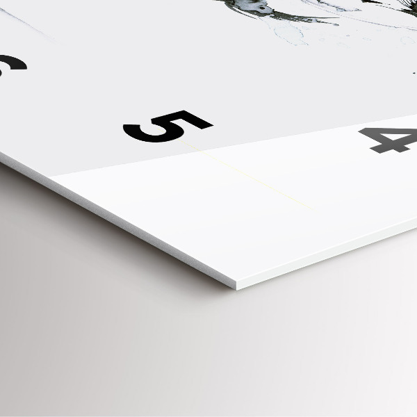 Kwadratowy zegar Kobieta tańcząca balet