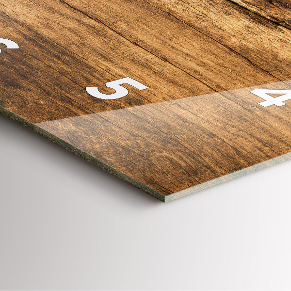 Kwadratowy zegar Łyżki przypraw