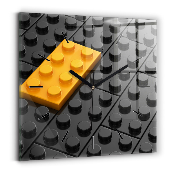 Kwadratowy zegar Klocki zabawkowe