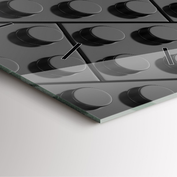 Kwadratowy zegar Klocki zabawkowe