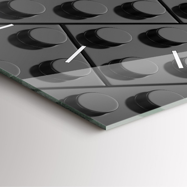 Kwadratowy zegar Klocki zabawkowe