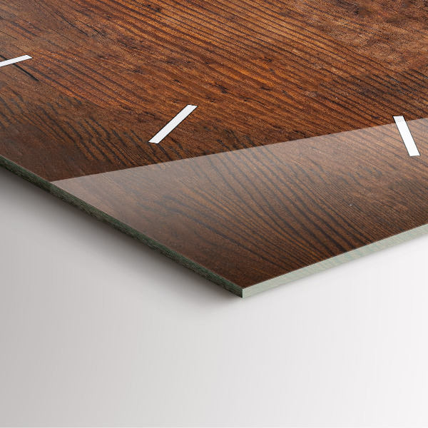 Zegar na ścianę kwadratowy Stare drewno