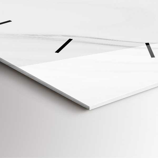 Zegar na ścianę kwadratowy Dekoracyjny marmur