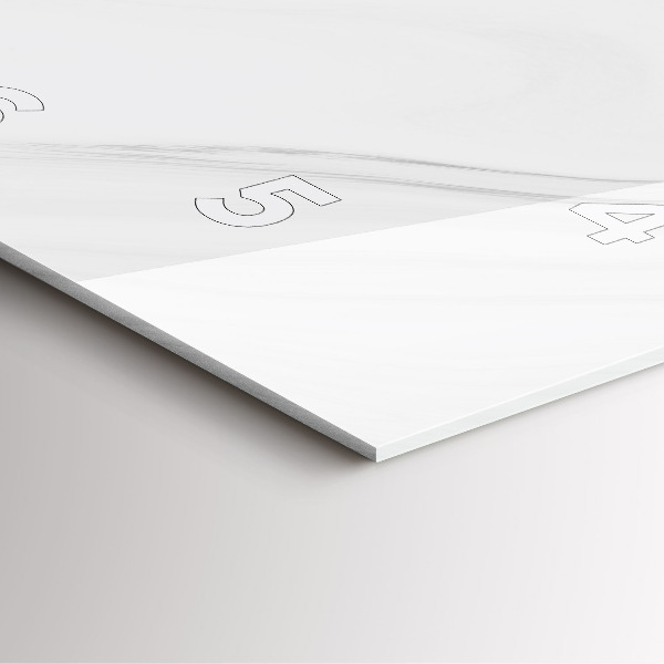 Zegar na ścianę kwadratowy Dekoracyjny marmur