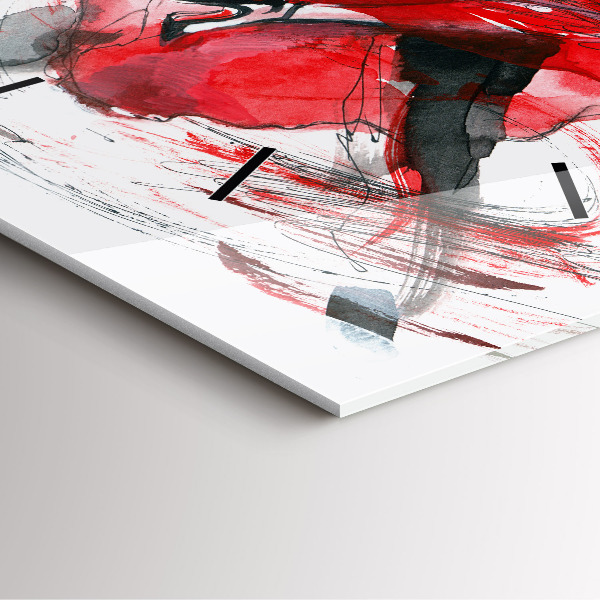 Kwadratowy zegar Tańcząca para