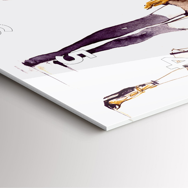 Kwadratowy zegar Kobieta i mężczyzna