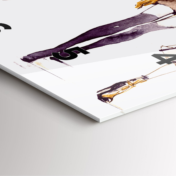 Kwadratowy zegar Kobieta i mężczyzna